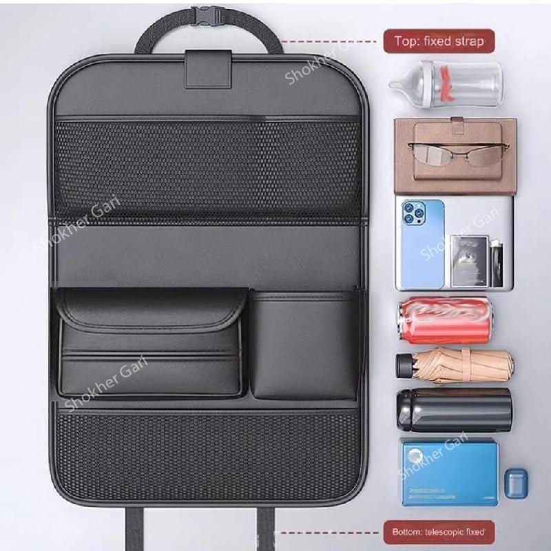 1pcs Car High Quality Back Seat Car Organizer Multi-Pocket