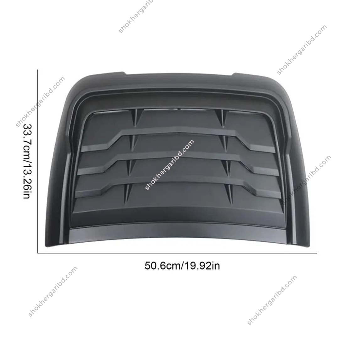 Car Bonnet Hood Fake Air Vent Modification Carbon Fiber Style