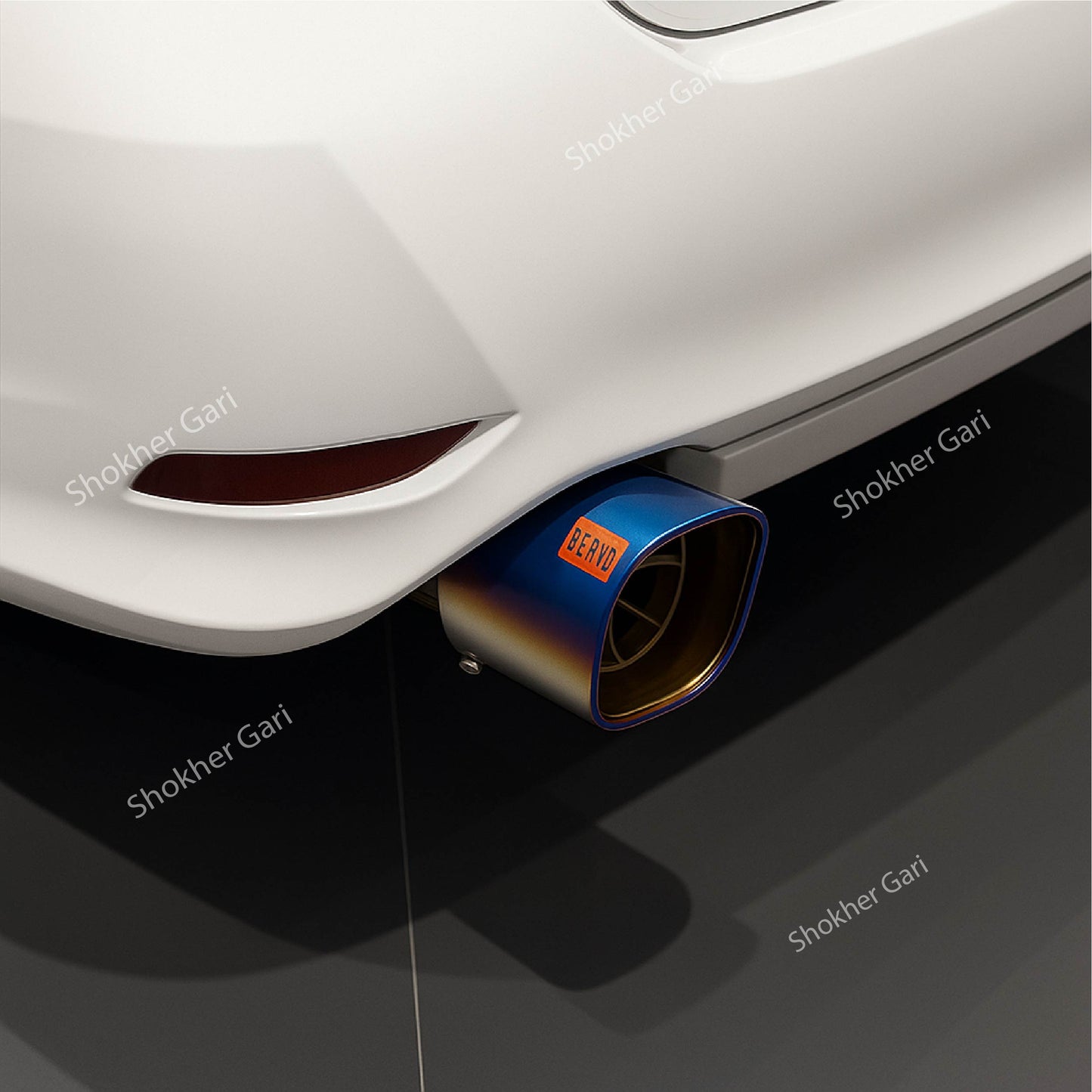 Exhaust Muffler Cap Stainless Steel (6618 CH) image 1