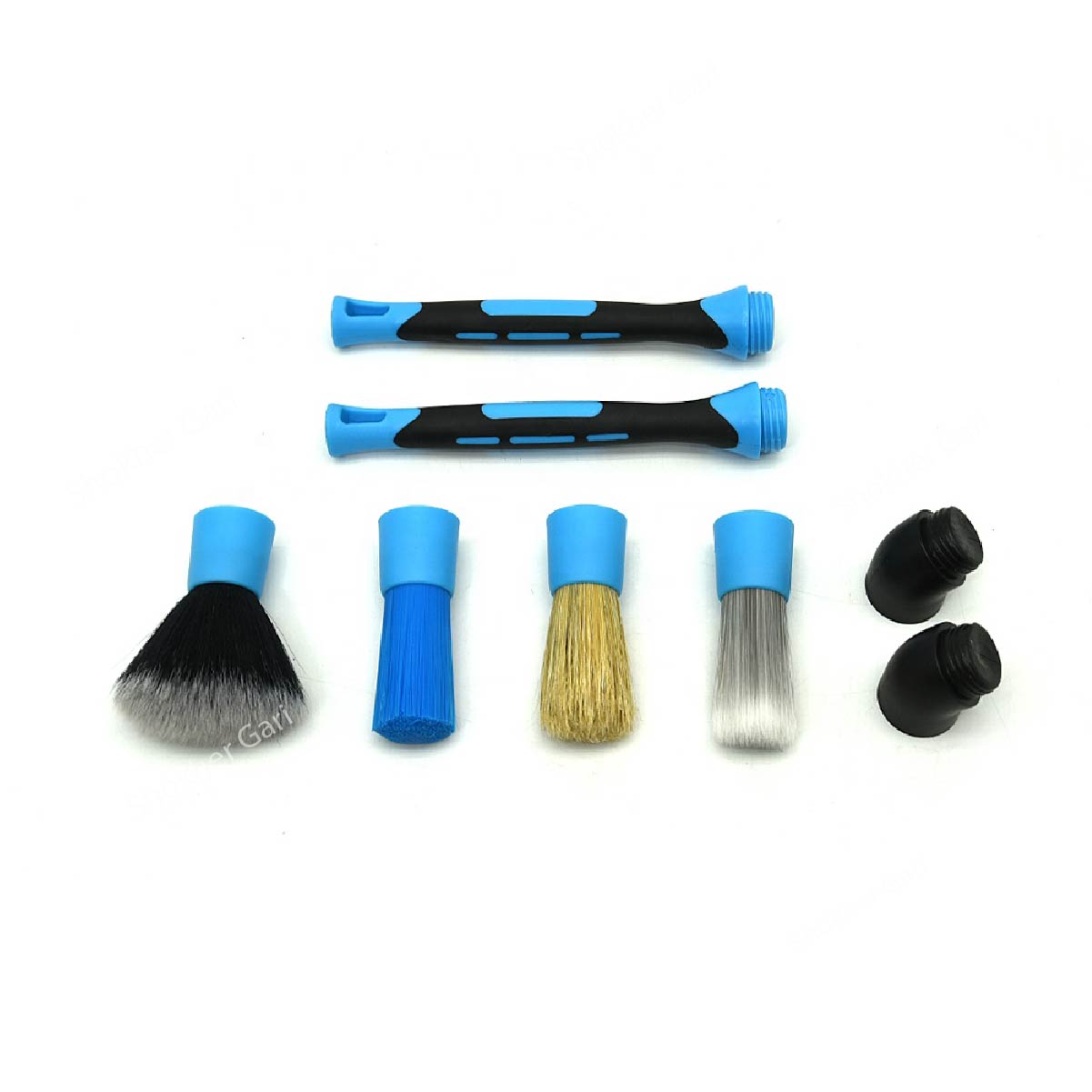 3pcs Car Brush Blue Style Set Detailing Brush Set