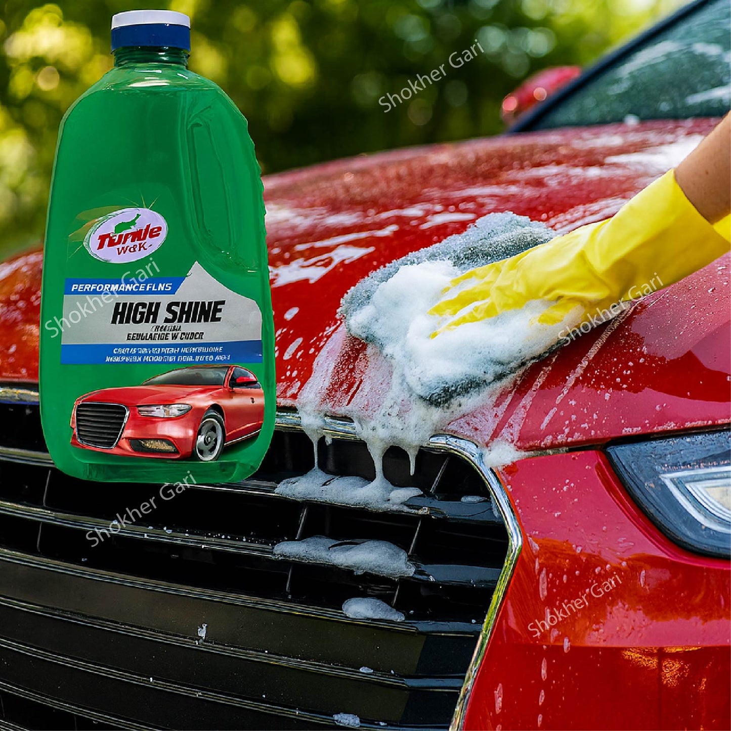 Turtle wax High Shine Car Wash Shampoo 2L