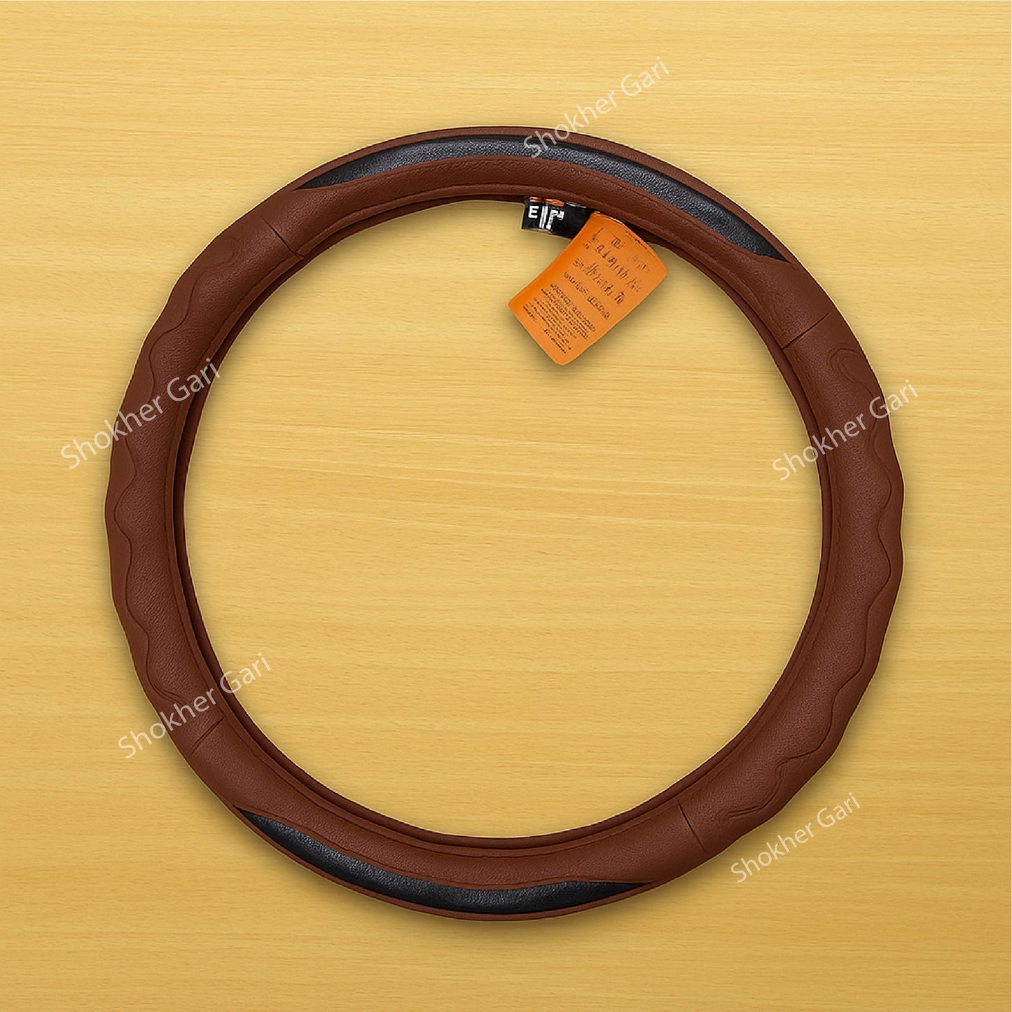 Half Carbon Web Steering Cover