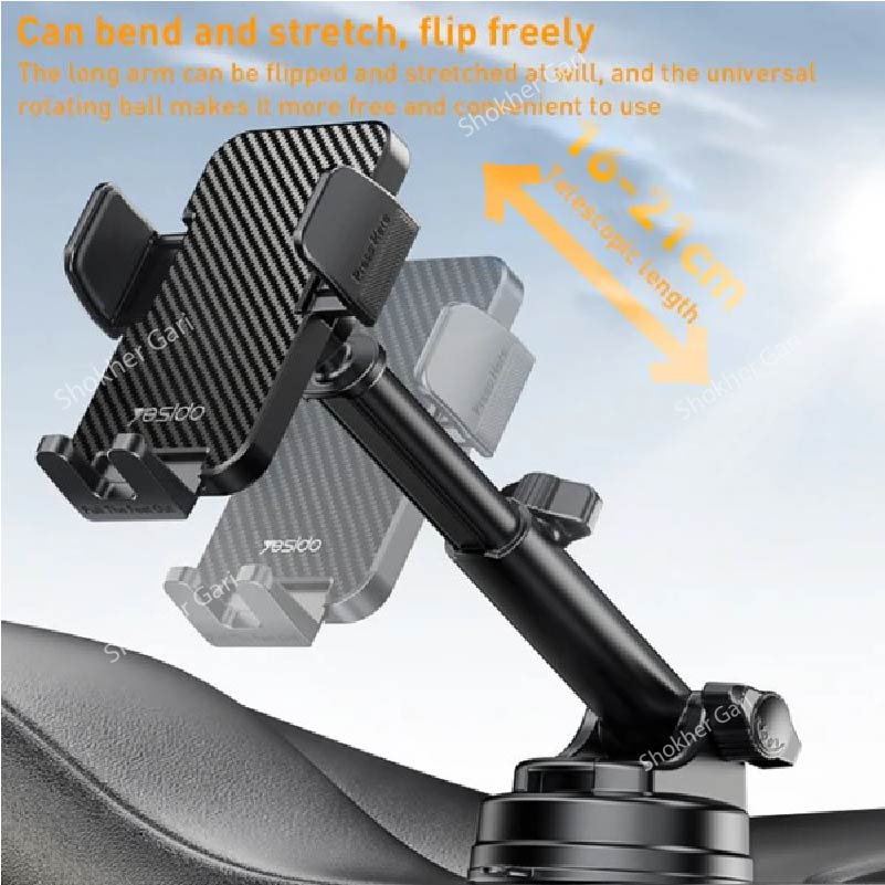 Yesido C173 Phone Holder For Car Dashboard And Windshield