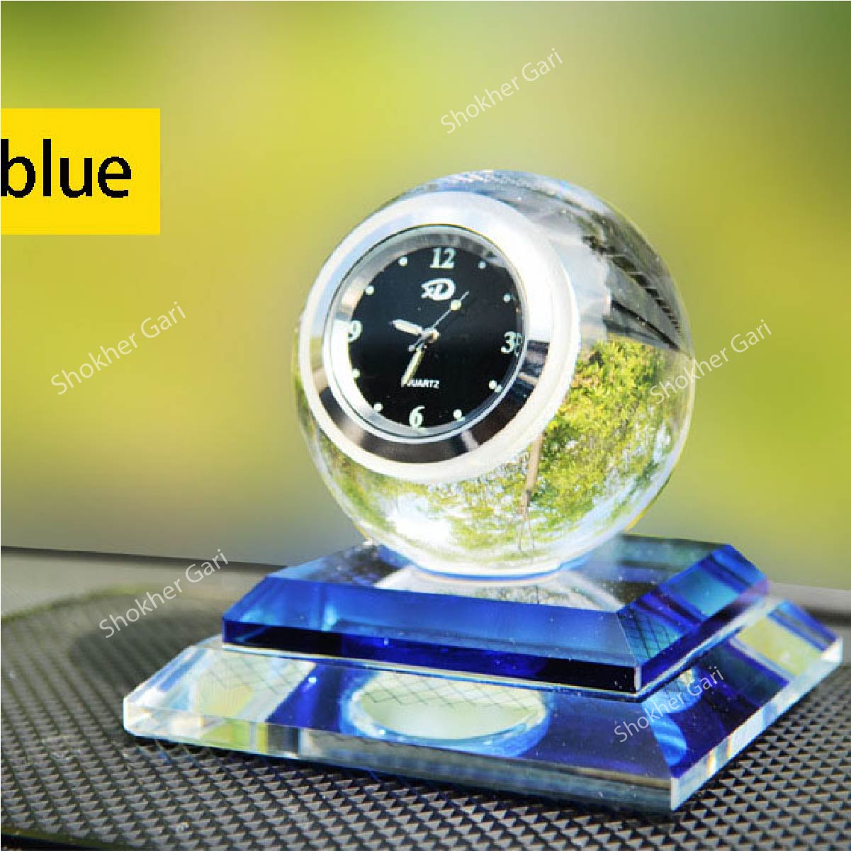 Crystal Ball with Clock Solar Perfume