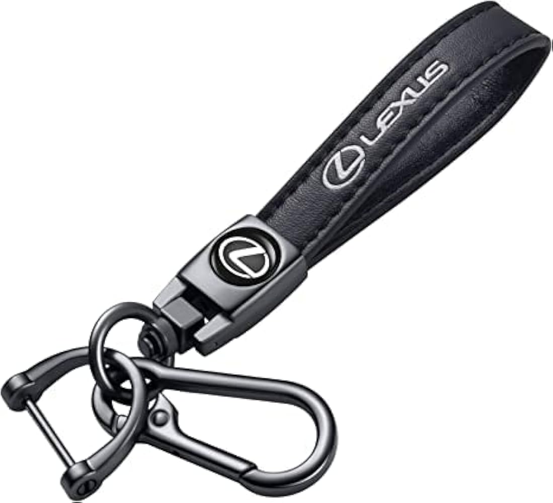 Luxury PU Leather Car Keyring
