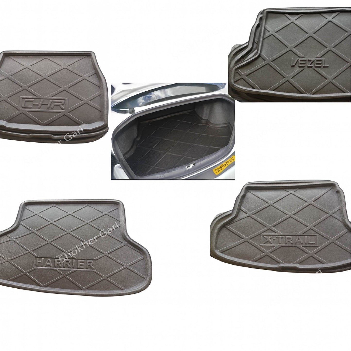 M/Y CHR,Vezel,Harriar,Xtrail Car Trunk Mats back dala Ect.