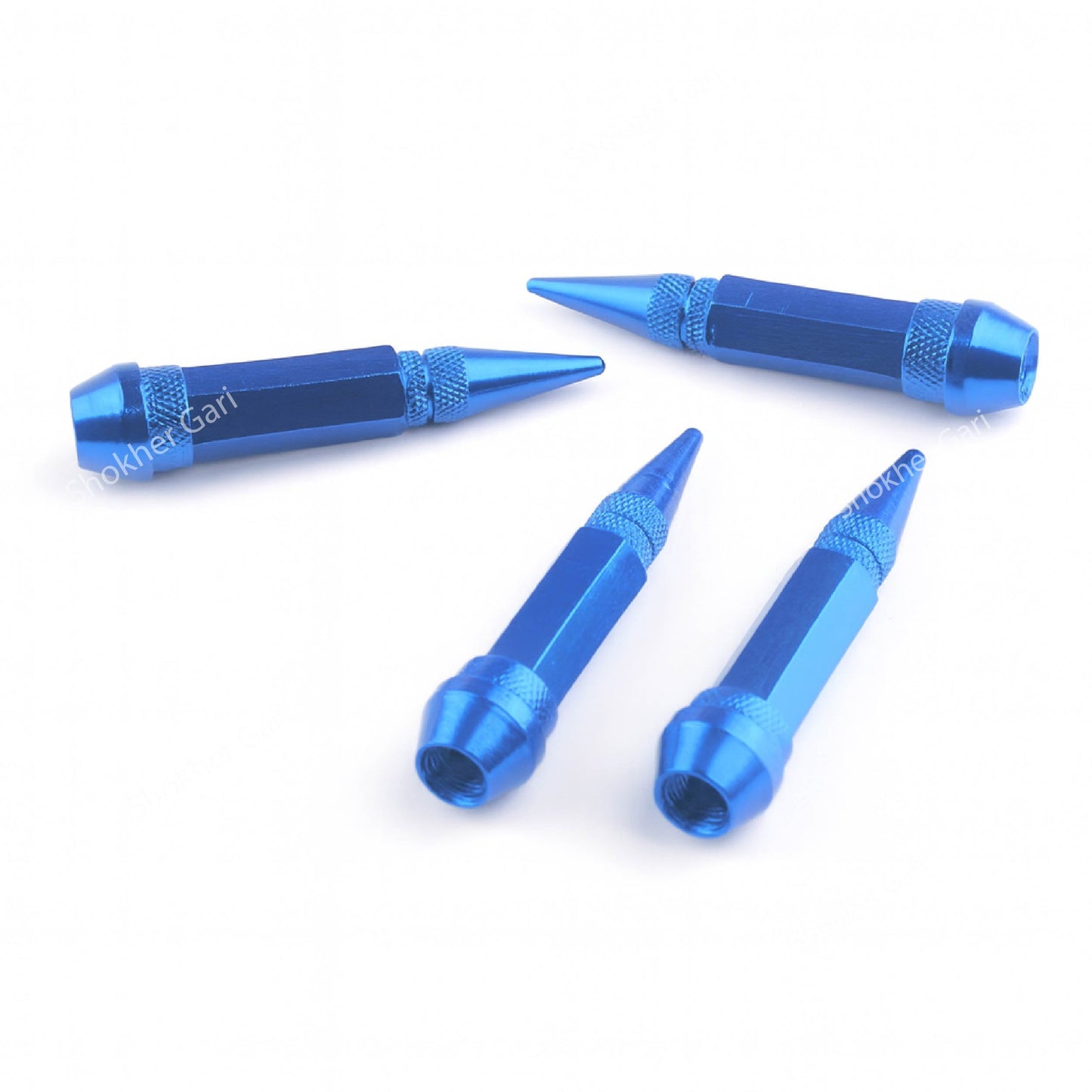 Car Nozzle Tire Valve Cap Aluminum Alloy 4pcs set