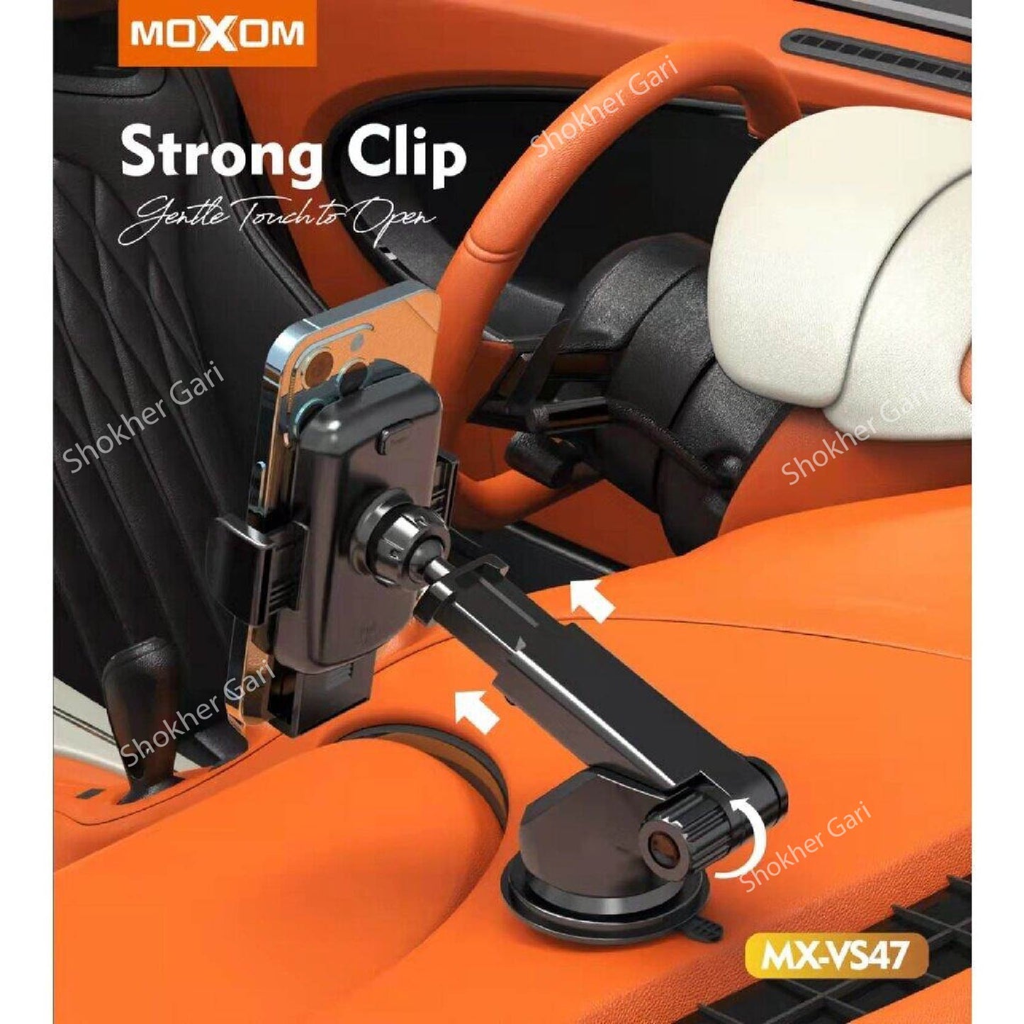 MOXOM MX-VS47 Dash & Windshield Mobile Phone holder image 3
