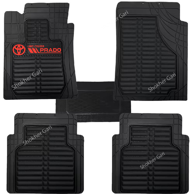 4D Luxury PVC Soft Floor mat 5pcs set - Prado image