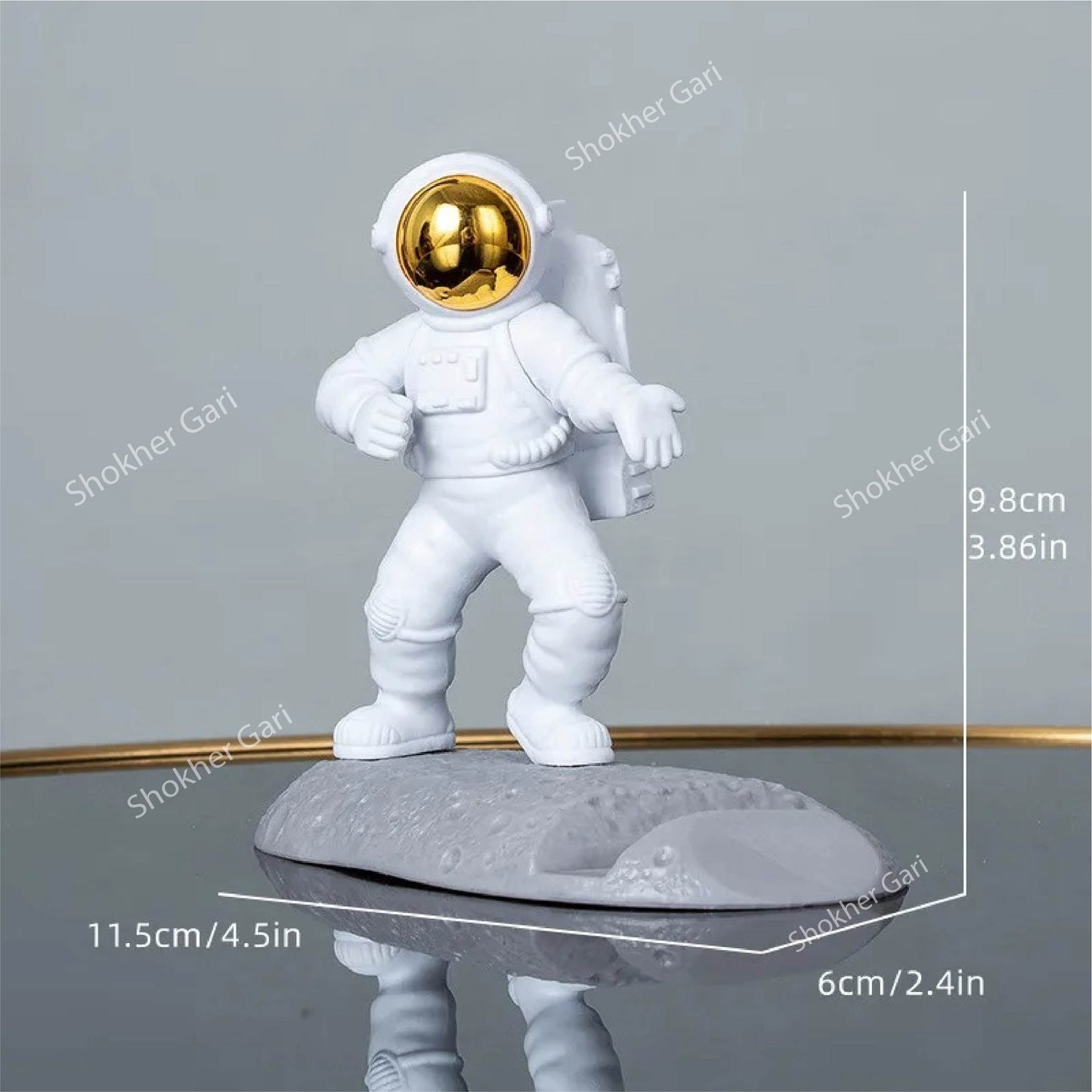 Astronaut Statue Office mobile Mount holder 1Pcs