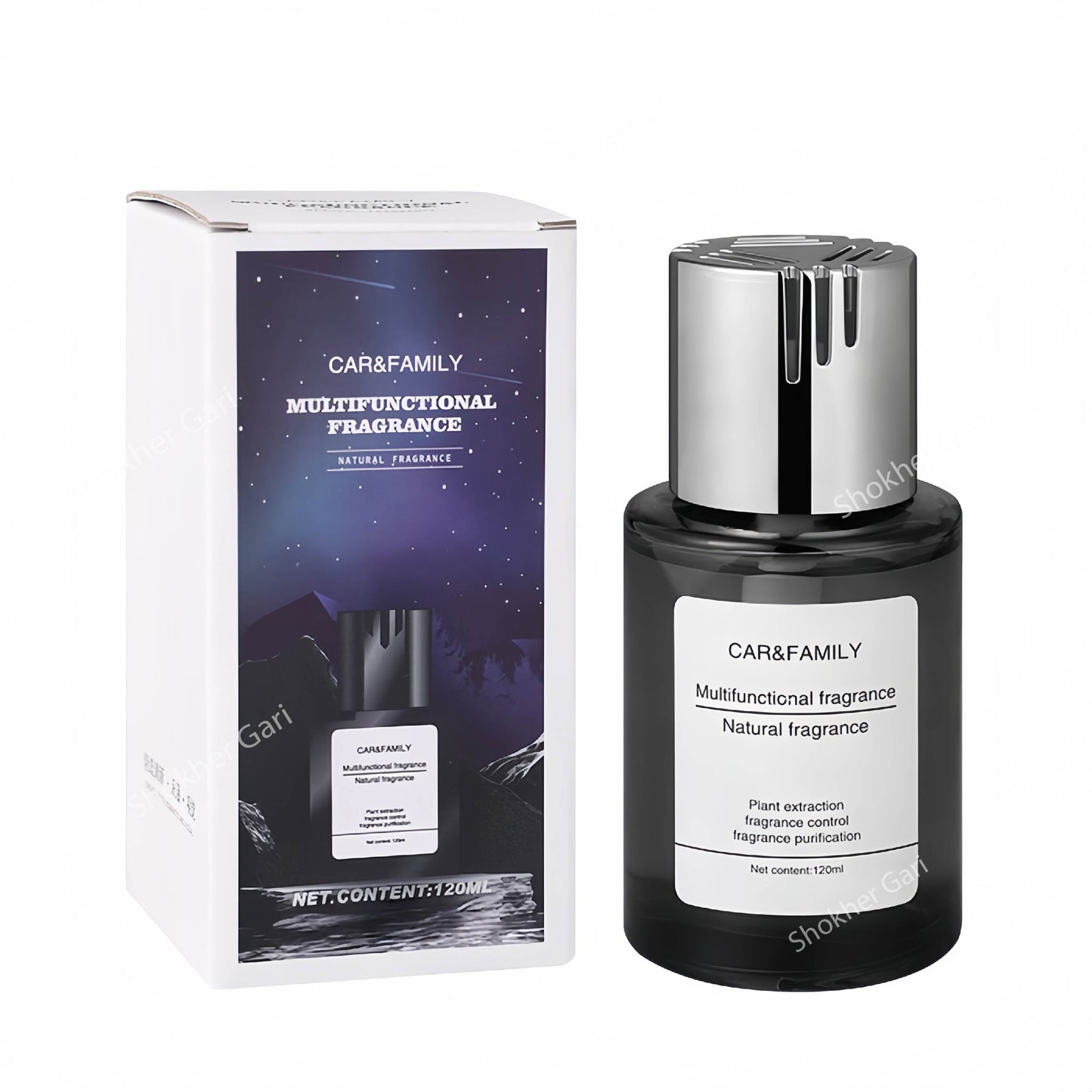 Glass Bottle 160ml Car Perfume