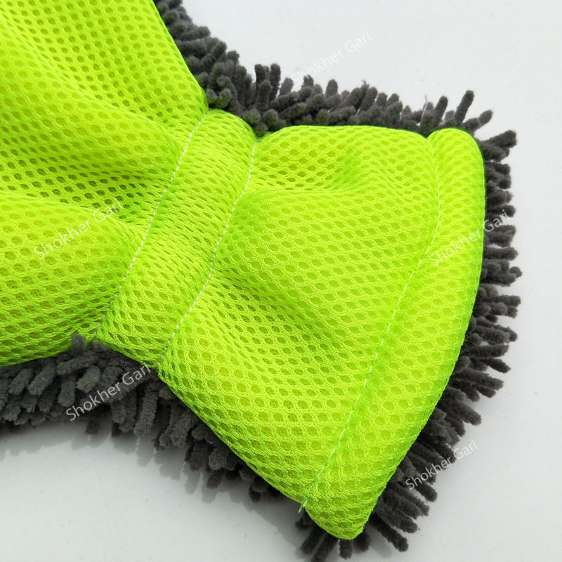 1pc Car Luxury Microfiber Car Wash Mitts image 5