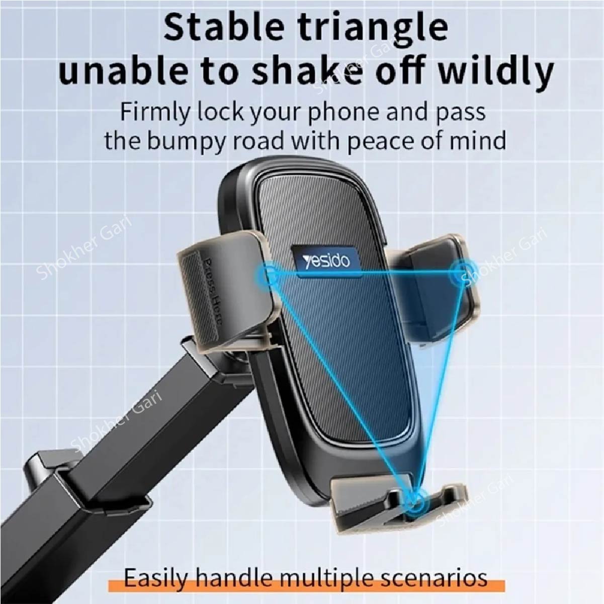 Yesido C262 Suction Cup Car Phone Holder image 4