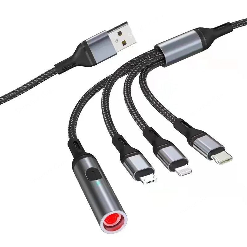 Portable 4 in 1 USB Multi Charging phone Cable
