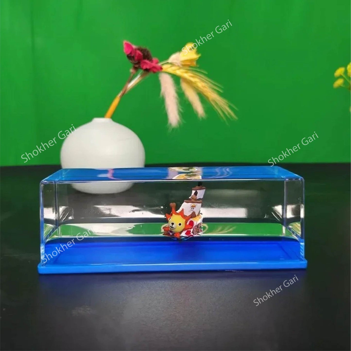 The Thousand Sunny Fluid Drift Unsinkable Ship Dashboard Showpiece image 3