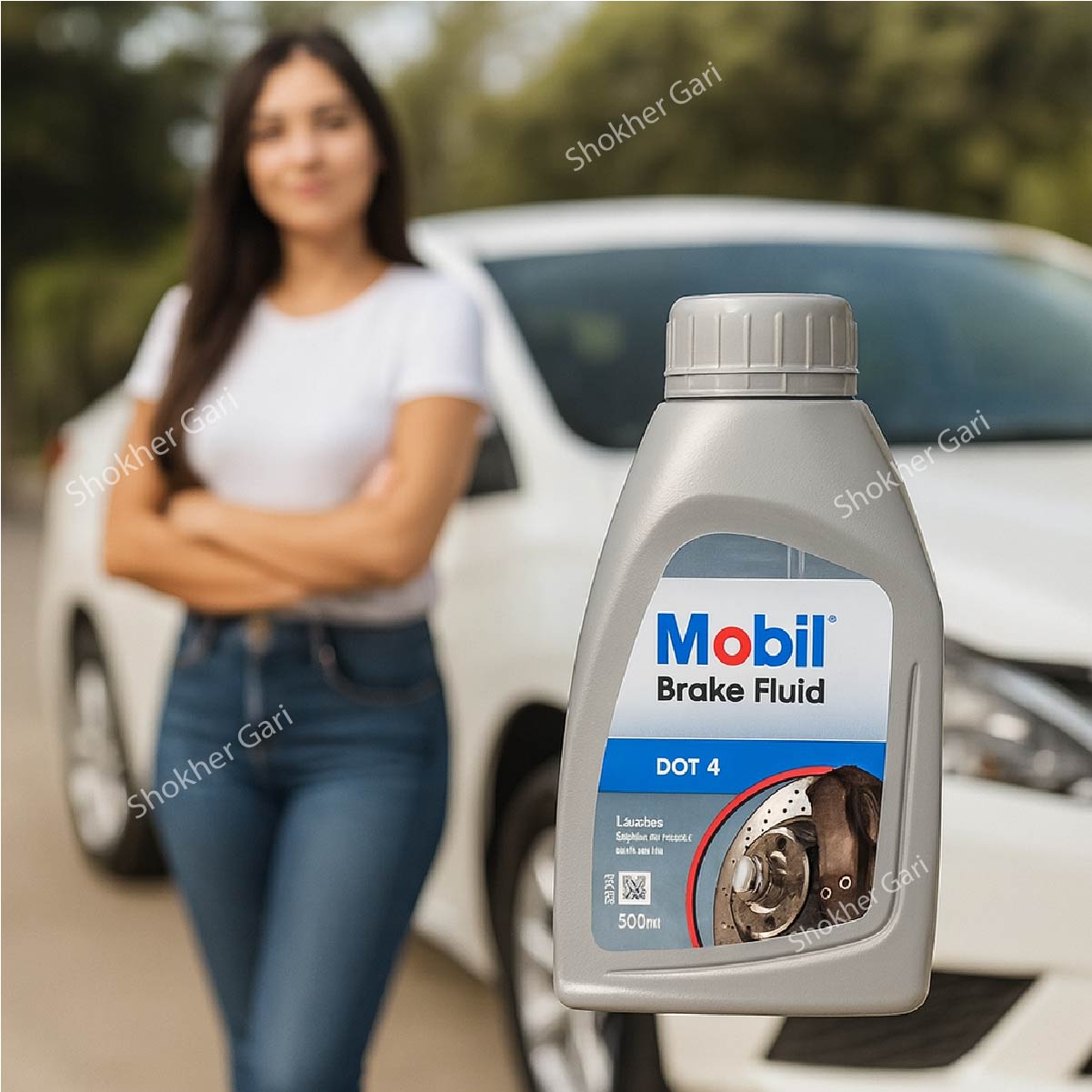 Mobil Brake Fluid Dot 4 500ml image 2