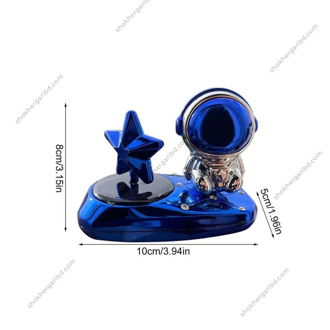 Astronaut Car Dashboard Solar Perfume - Blue image