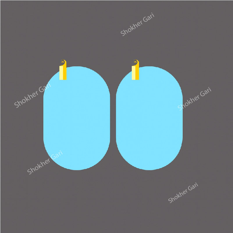 Car Mirror and Window Anti Rain Film 4pieces set image 3