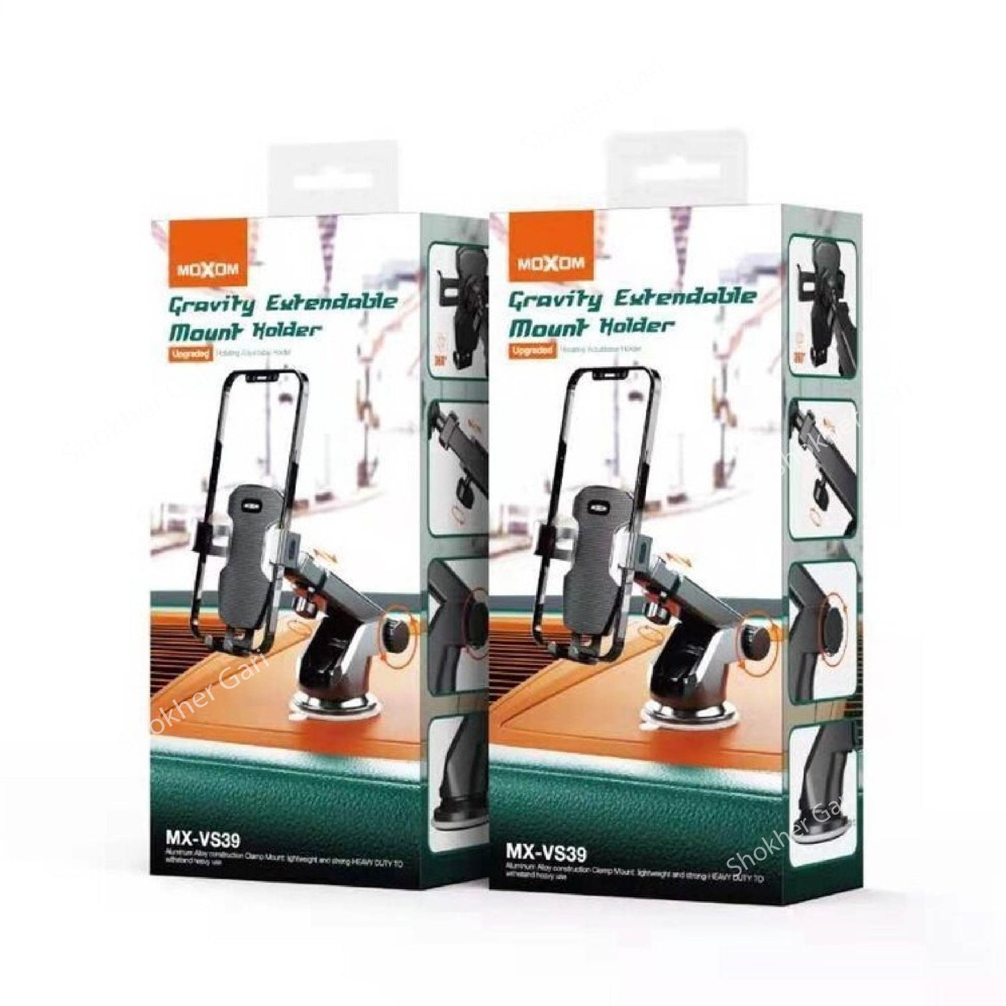 MOXOM MX-VS39 Gravity Extendable Phone Holder image 3