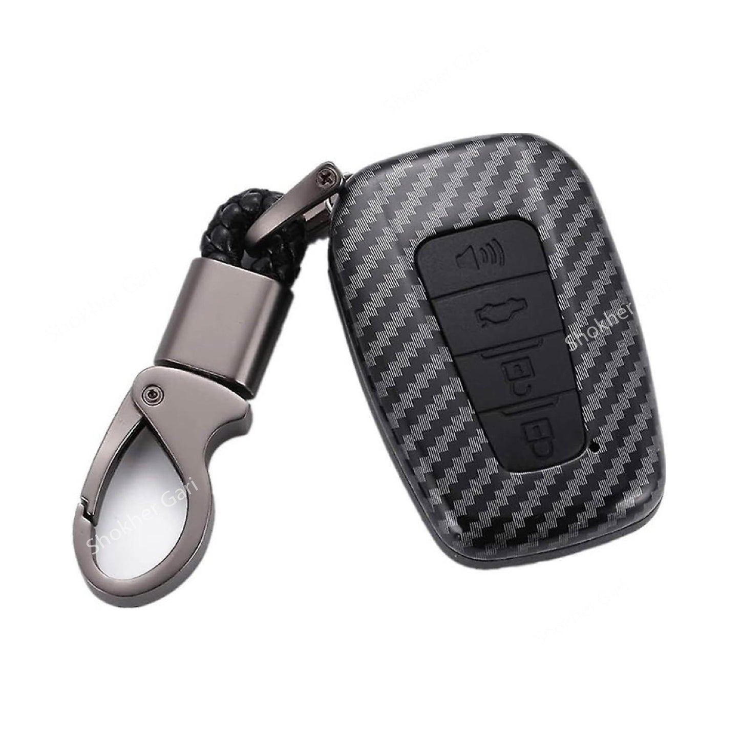 M/Y Carbon Fiber Remote Cover For Toyota CHR, Prius, Corolla Cross, Camry, Prado