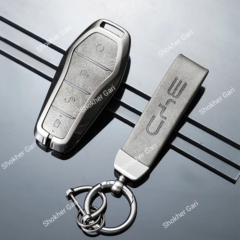 M/Y BYD 4 Fob Remote cover with keychain metal