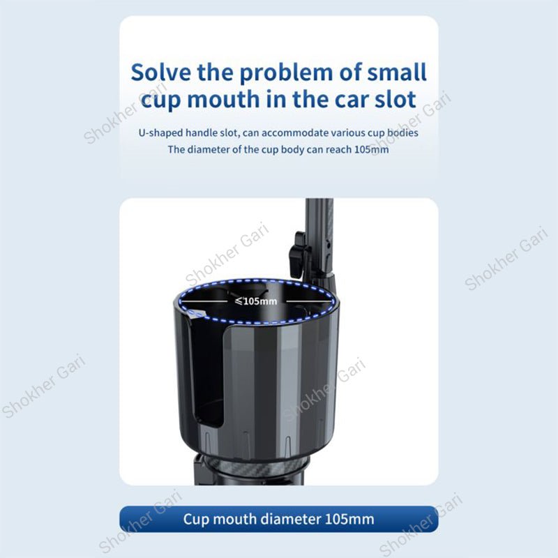 Car Cup Holder Double Fan USB System