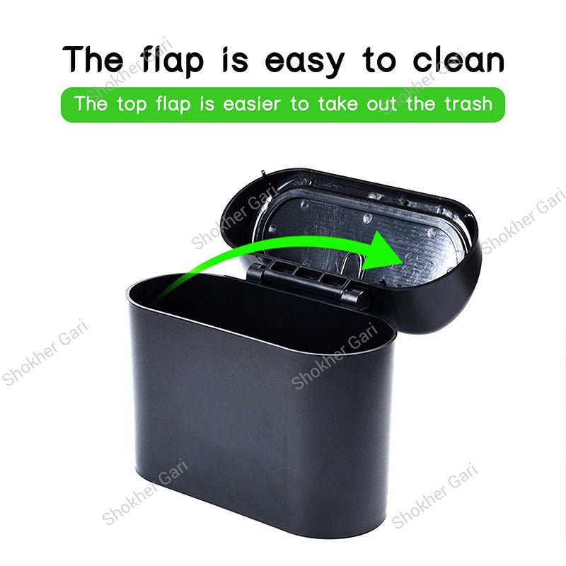 1pcs Car Trash Can Multifunctional Folding Car Dustbin Garbage Organizer