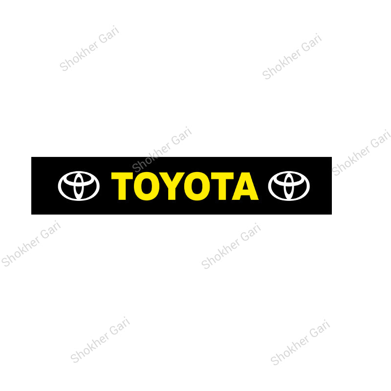 Car Front Glass Toyota Logo Stickers