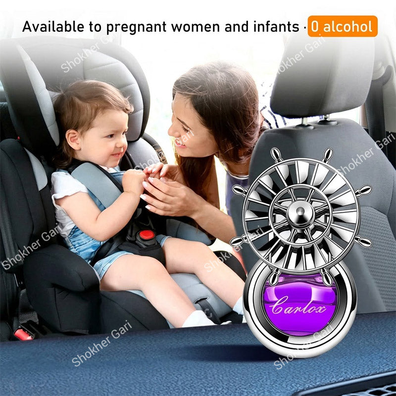 Car Ac Air Freshener Diffuser For Air Vents With Fan Design 2