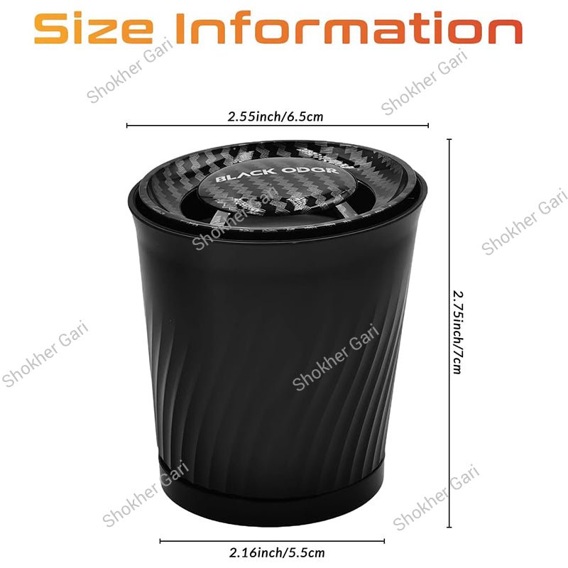 Car Black Odor Cologne Air Freshener 70g Premium Long Lasting Scent