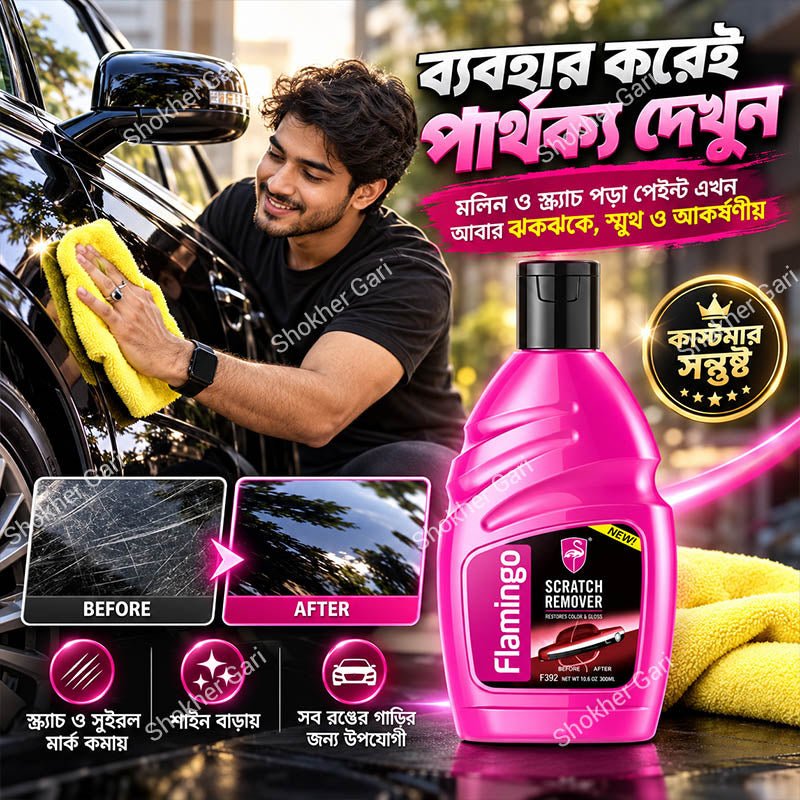Flamingo Scratch Remover 300ml | Car Paint Scratch Polish