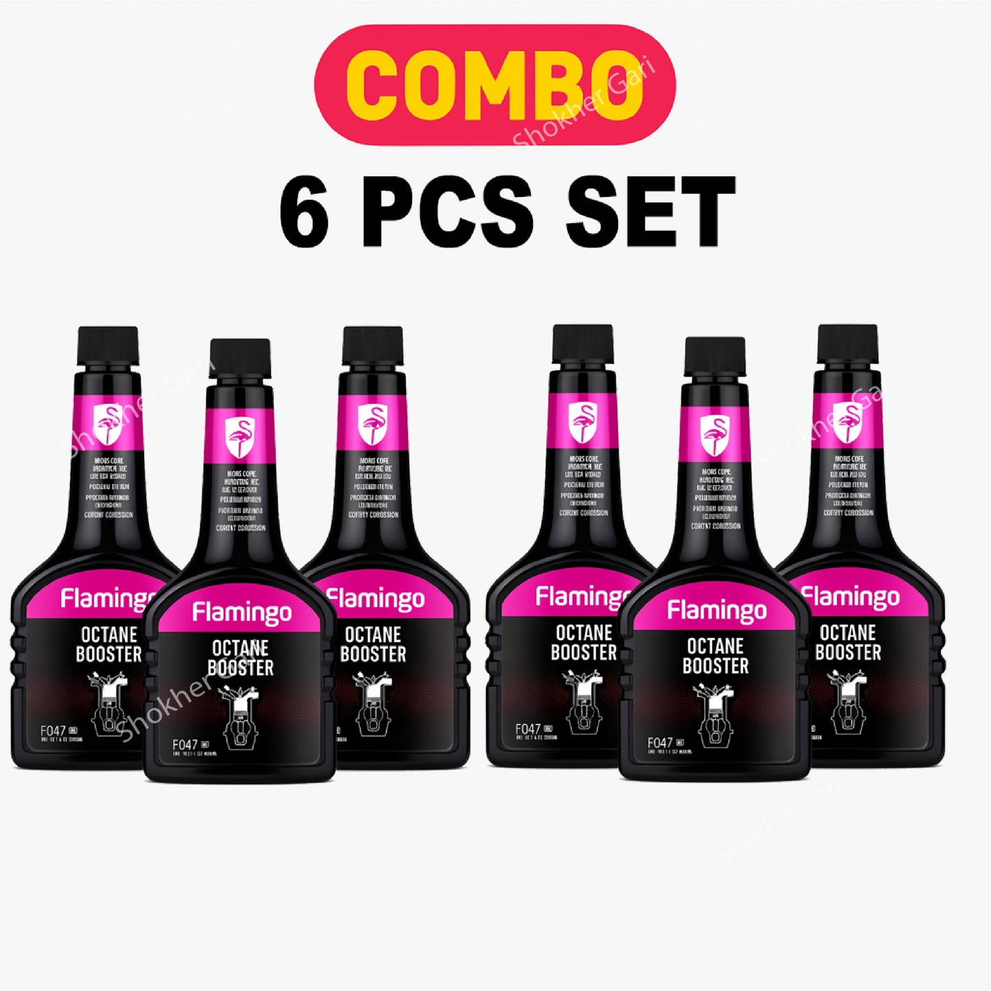 6pcs Flamingo Octane booster 250 ml Combo