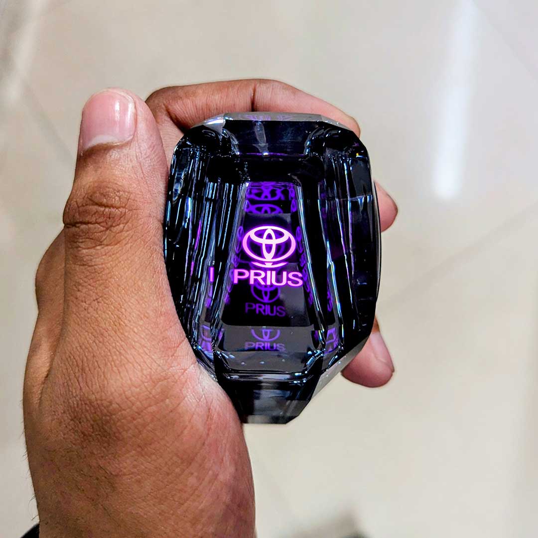 M/Y 7 Colour Crystal Gear Knob for Many Brands - Prius image