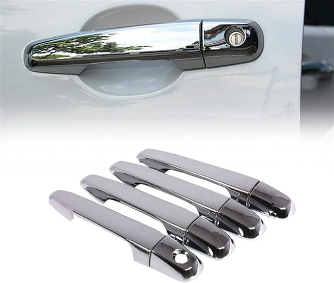 M/Y/P Chrome Car Door Handle ABS Cover 4 pieces image 3