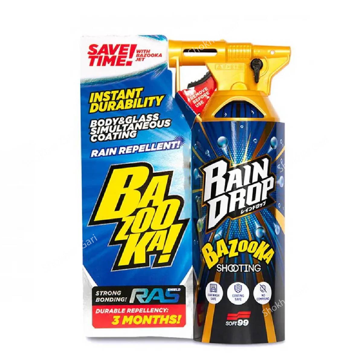 SOFT99 Rain Drop Bazooka – Ultimate Car Body And Glass Water Repellent Coating 300ML