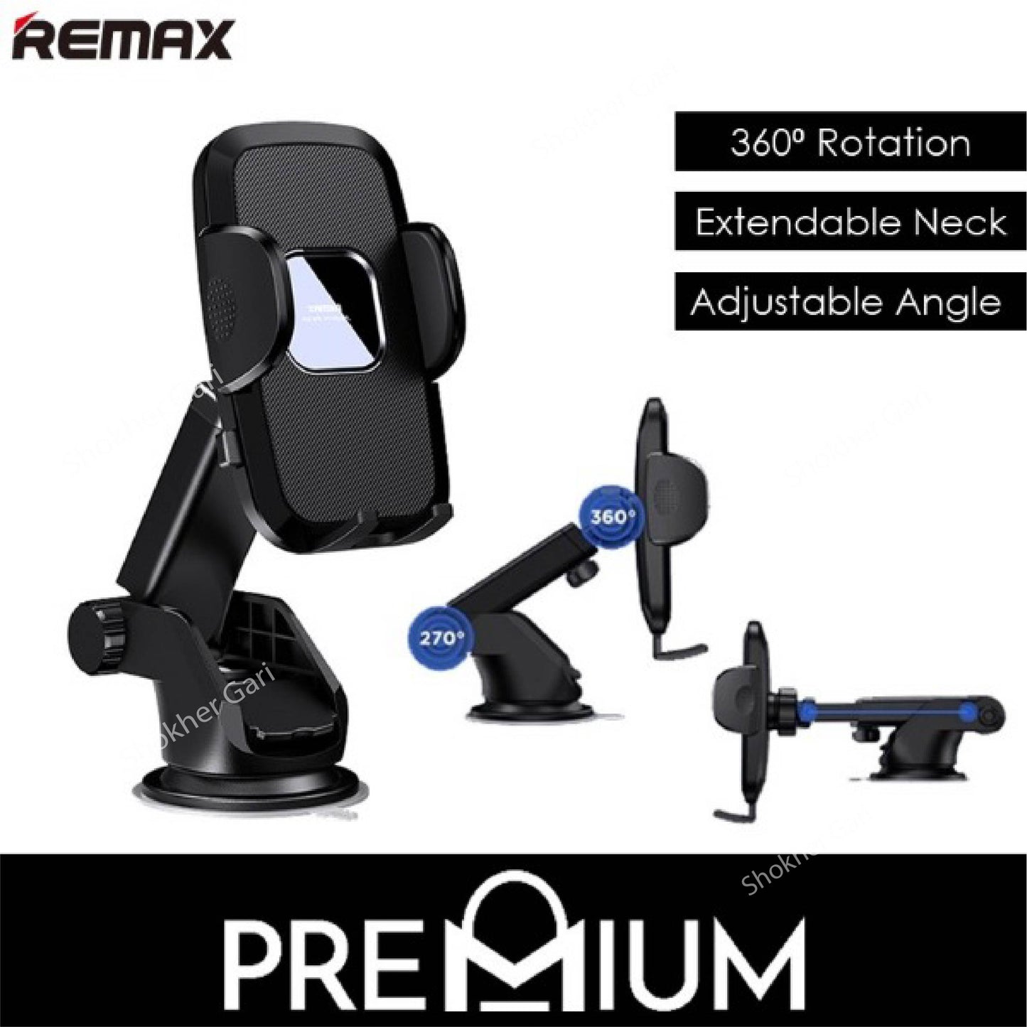 REMAX RM-C50 Long Neck Car Holder Mount tk image 2
