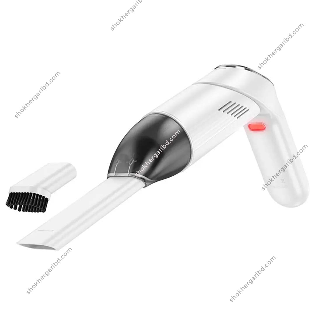 Hoco ZP6 Foldable portable car vacuum cleaner 55W power, 4000mAh battery, with lighting function image 14