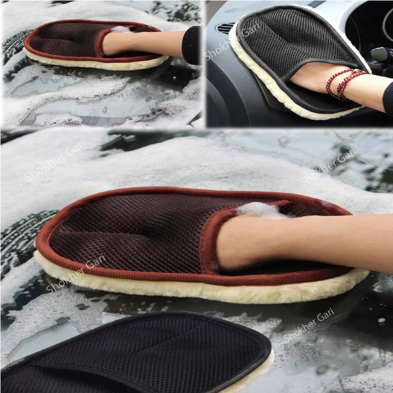 Car Washing Wool Gloves image 4