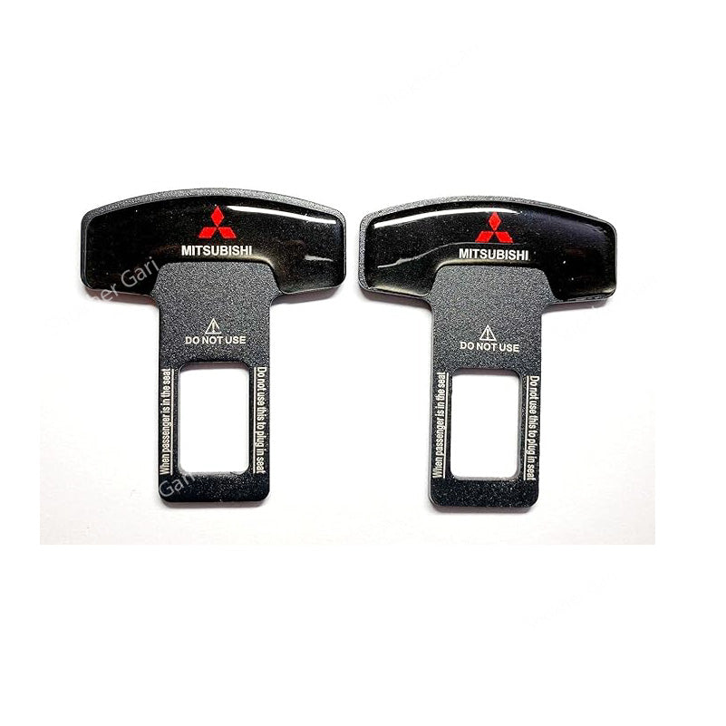 Car Seat Belt Alarm Stopper Clip 02 2pcs set - Mitsubishi image