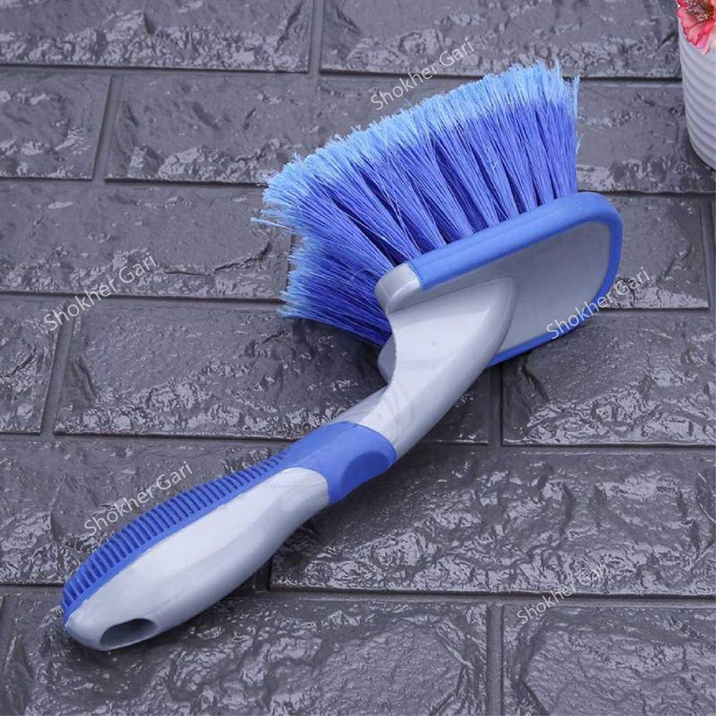 Multi color Car Tire Cleaning Brush image 4