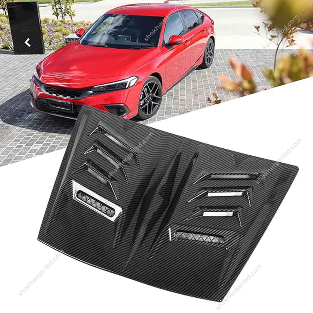 Carbon Fiber Car Bonnet Fake Air Fender image 3