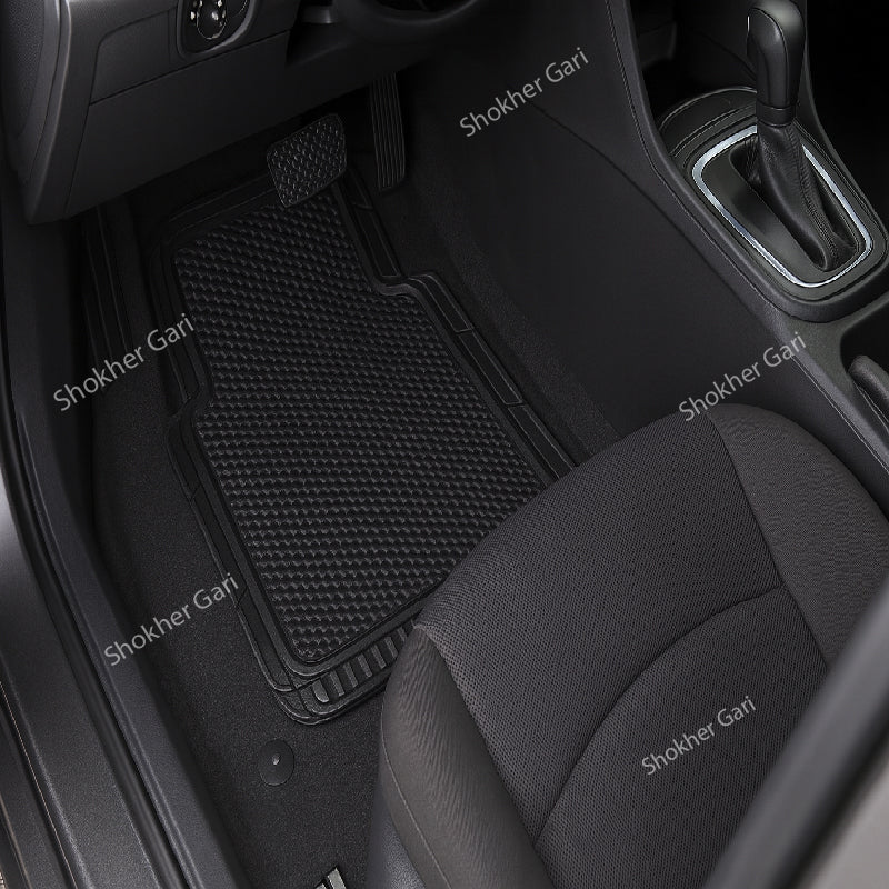 Car Comforts Rubber Floor Mats 5pcs set