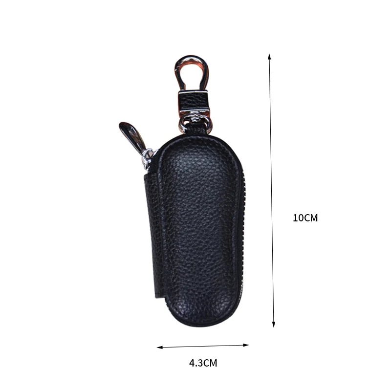 Compact PU Leather Key Case - Keyring 2 in 1