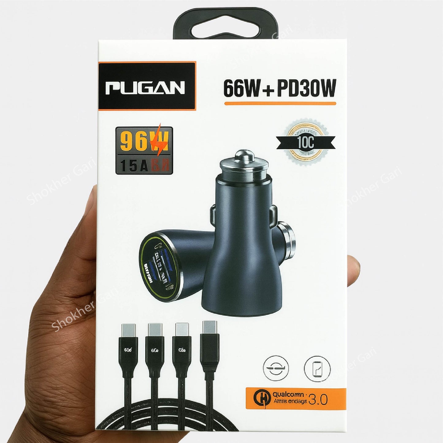 96W 15A Car Fast Charger