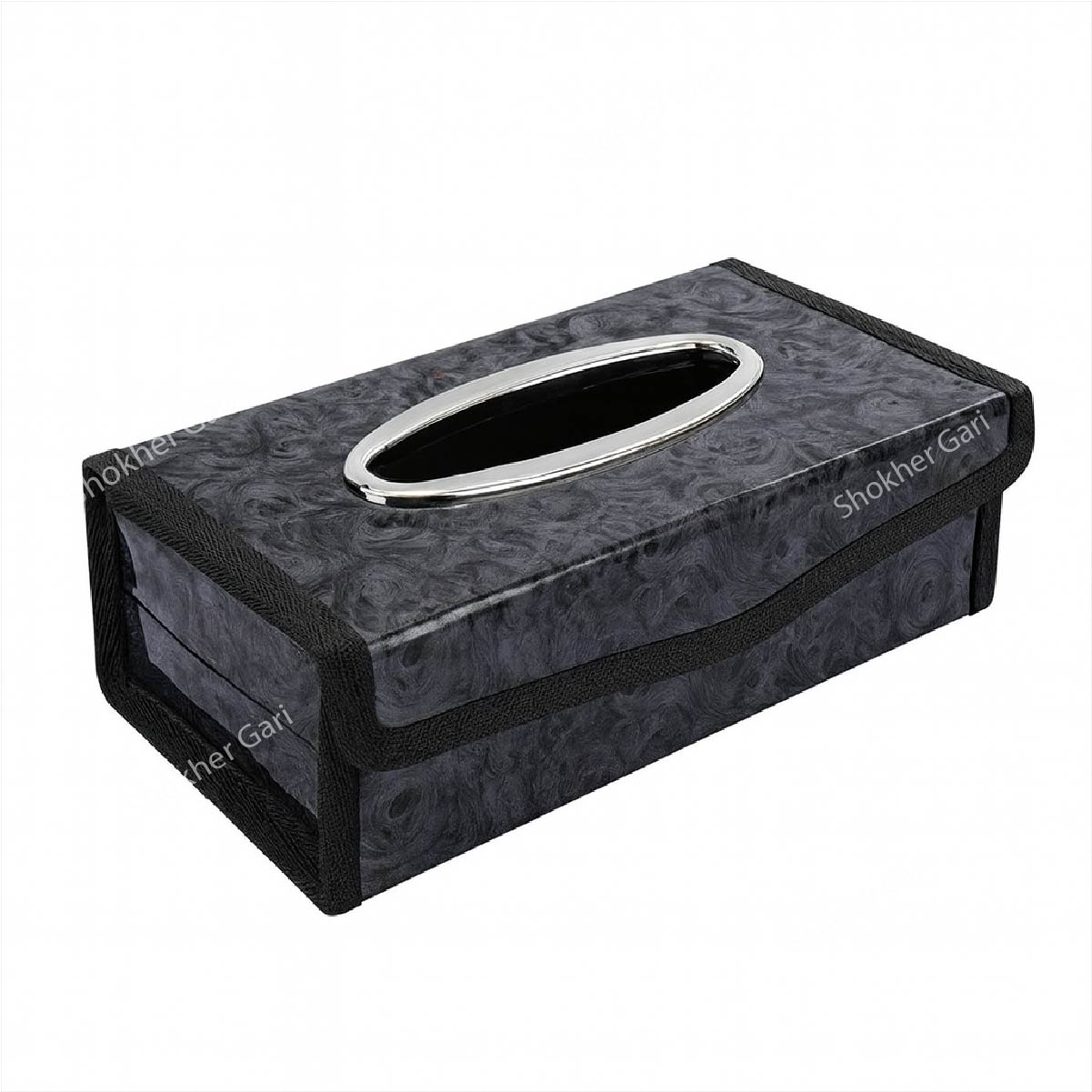 Portable Car Tissue Box - Ash image