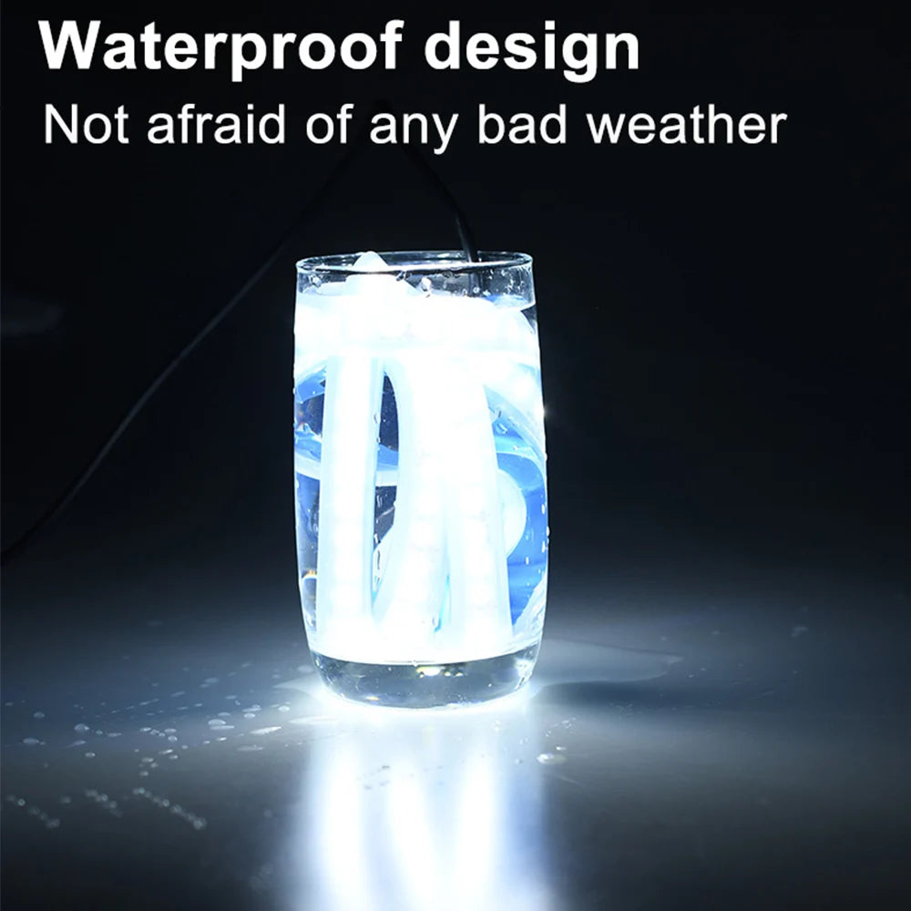 RGB Flowing Styling Car Hood Light LED Strip light - Remote And App Controlled image 9