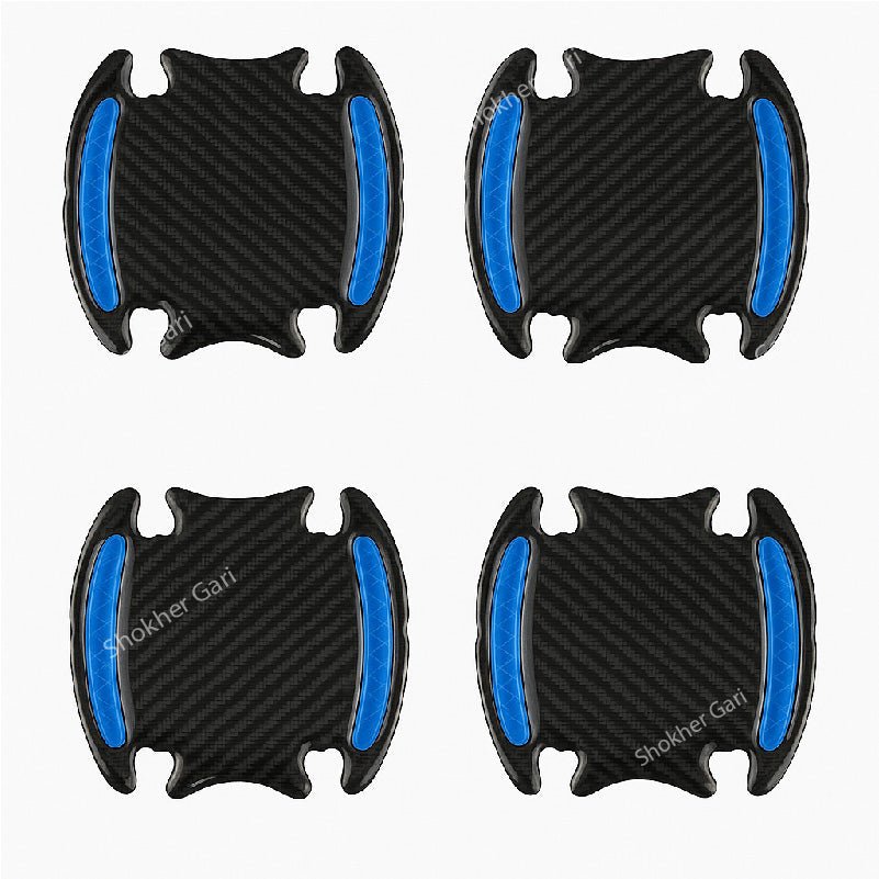 Reflective Door Handle Guard Sticker for Car Door 4 Pieces Set