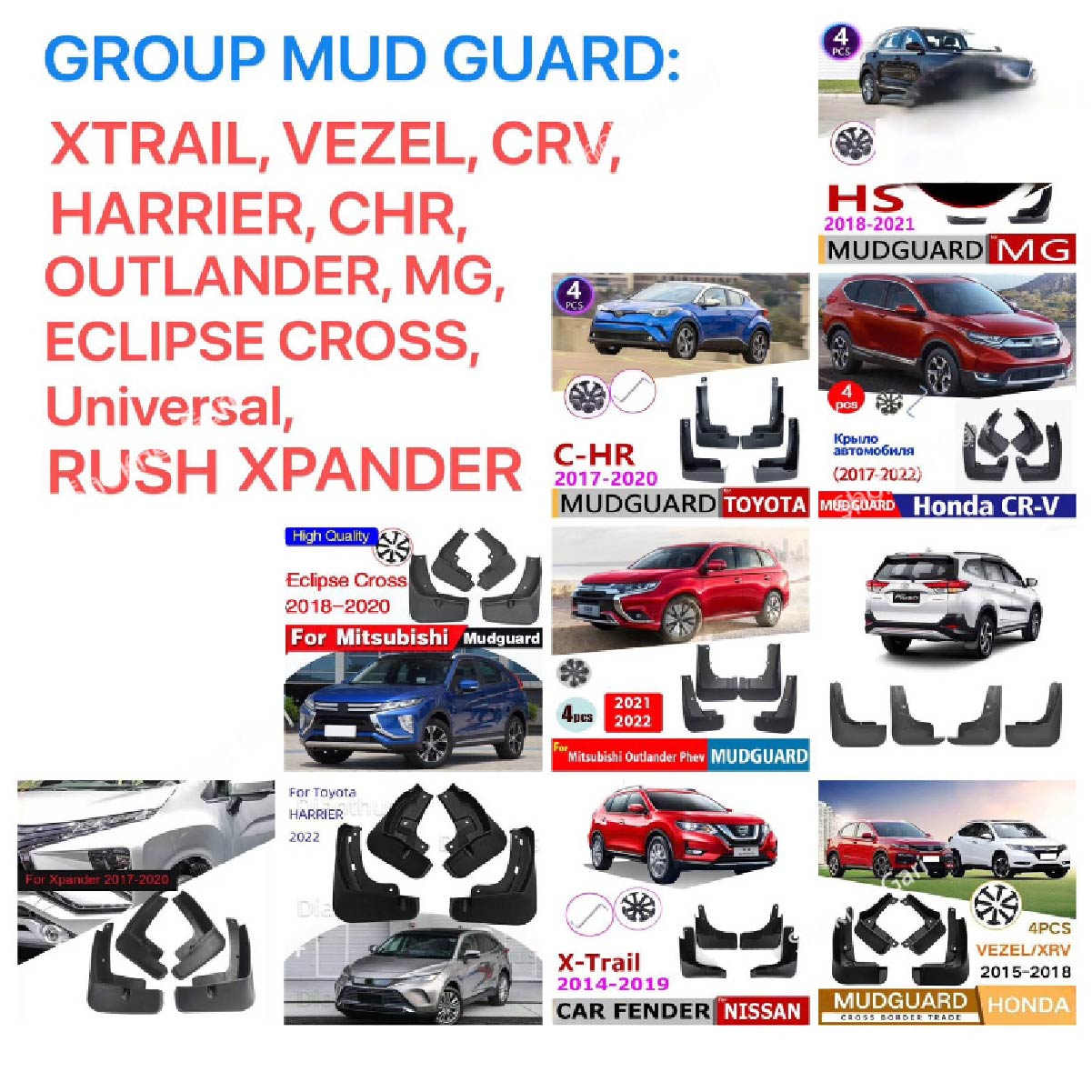 M/Y/P Car Group MudGuard Chinese