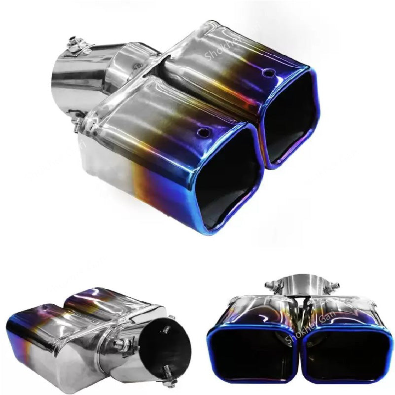 Exhaust Muffler Cap Stainless Steel 2 hole-3 (204CH) image 3