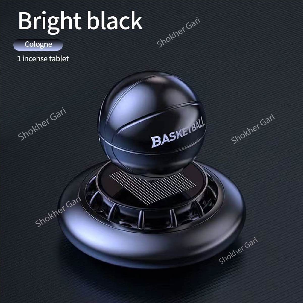 Basketball Solar Air Freshener Perfume And Showpiece